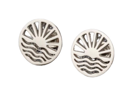 Sunset Studs Silver