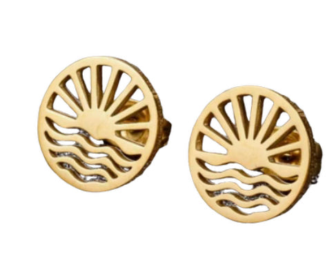Sunset Studs Gold