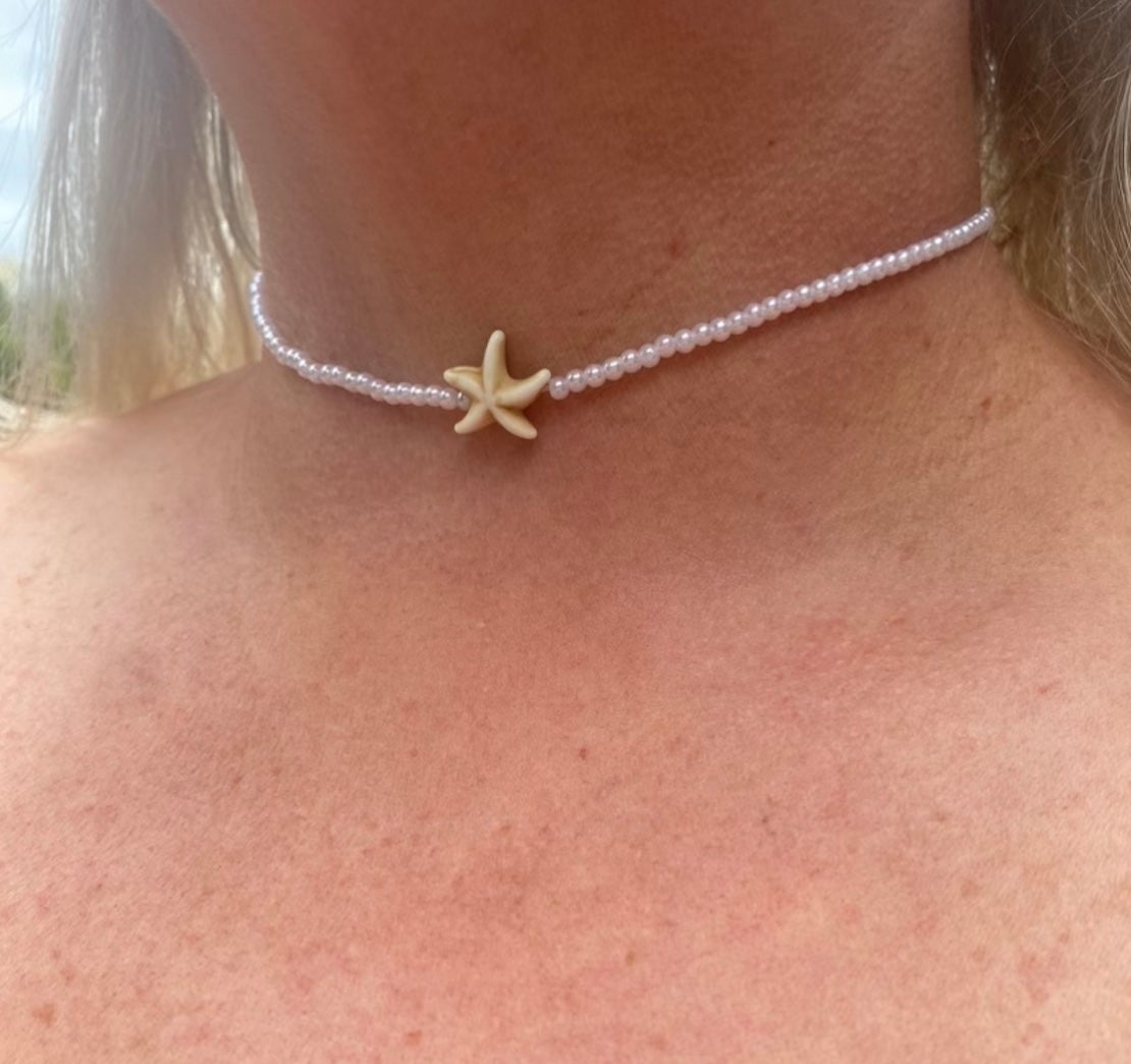 Pearl + Starshell Necklace